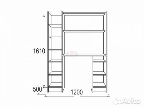 Стол компьютерный Омега №2