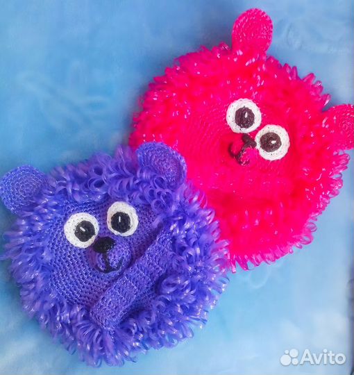 Мочалка ручной работы