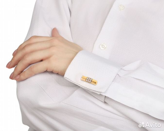 Золотые запонки Rolex President