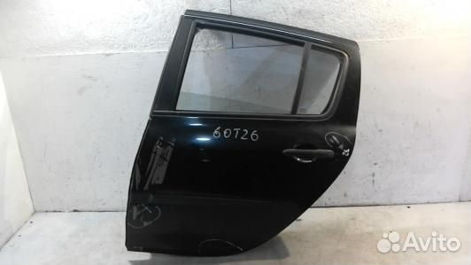 Дверь задняя левая renault clio 3 (60T26FG01)
