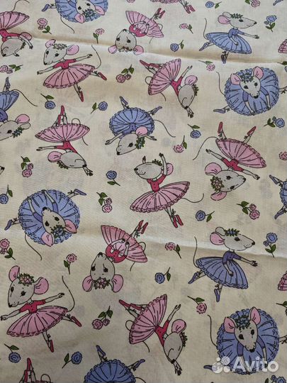 Ткань отрез хлопок
