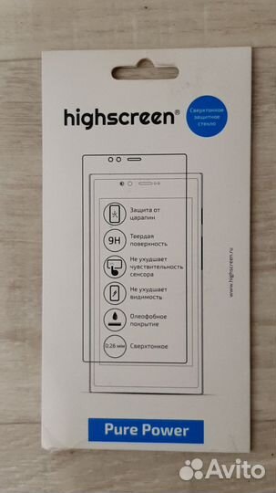 Защитное стекло highscreen