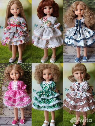 Платья на куклу Паола Рейна 32 см