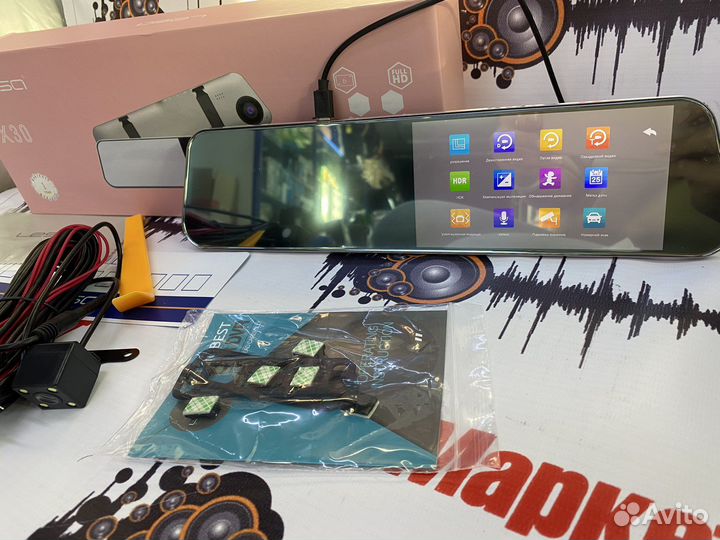 Зеркало-регистратор с 2-я камерами Lesa X30