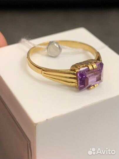 Кольцо золотое 750 пробы СССР