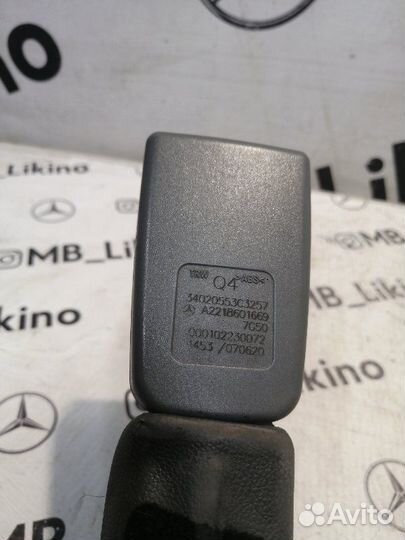 Замок ремня безопасности передний правый Mercedes