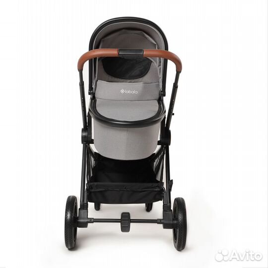 Коляска 2в1 Labala Born Grey