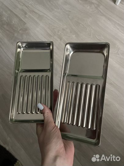 Металлический лоток медицинский для стерилизации