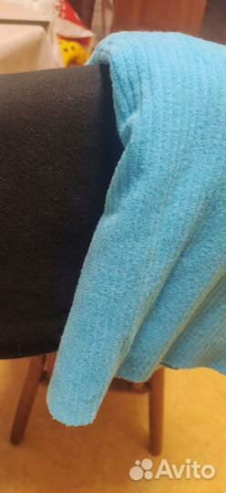 Ткань флисовая желтая в горох, черная, голубая