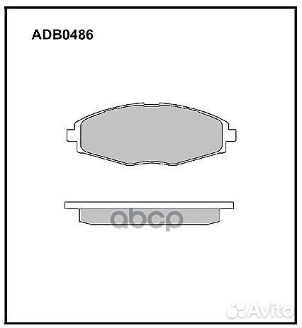 Колодки тормозные Daewoo Nexia sohc 95, Matiz