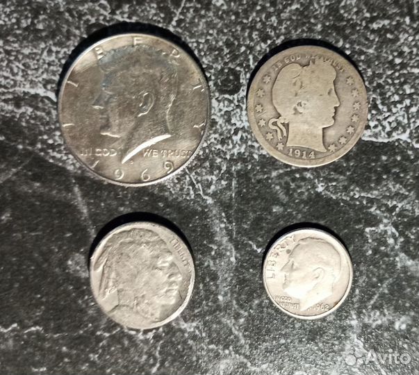 Серебряные монеты Америки