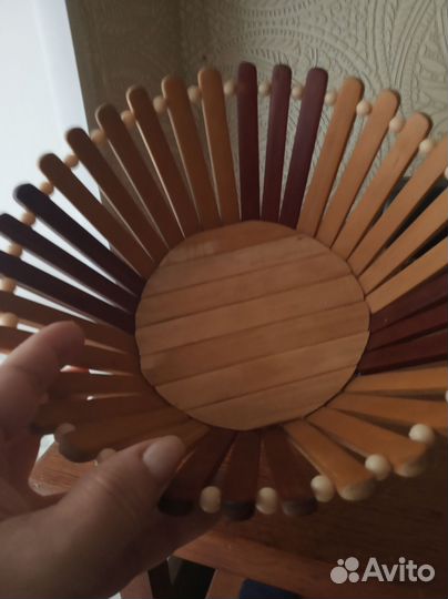 Ваза для фруктов из дерева