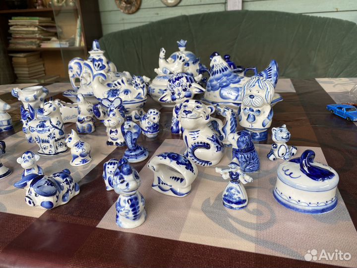 Фигурки гжель