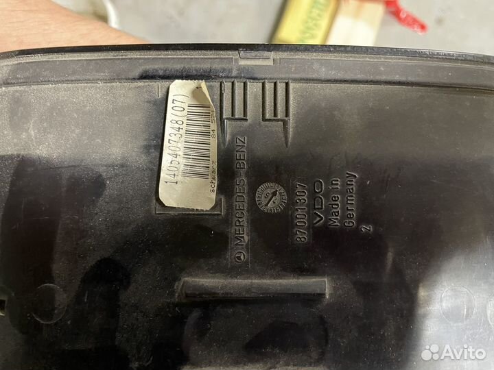 Приборная панель мили / км Mercedes w140