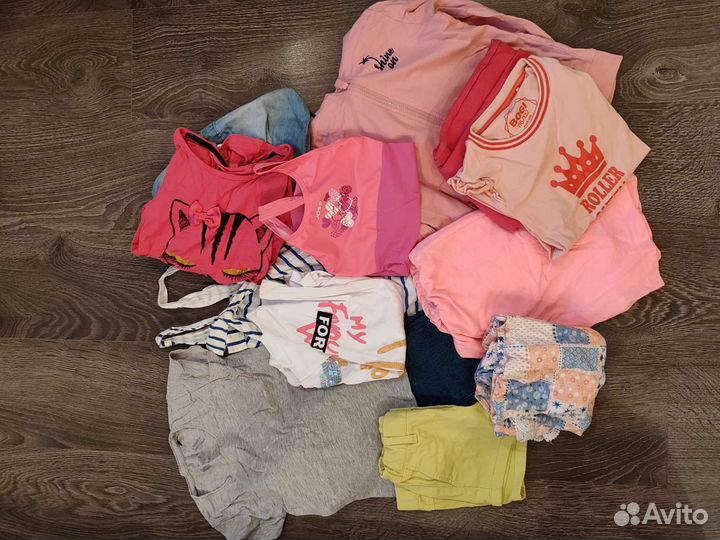 Пакет вещей для девочки 128 134