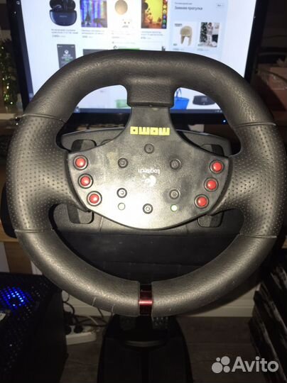 Руль logitech momo racing 900 градусов