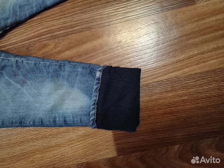 Джинсы утепленные для мальчика 104