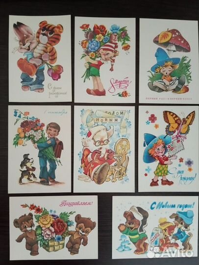Открытки Четвериков оригинал СССР 10 шт