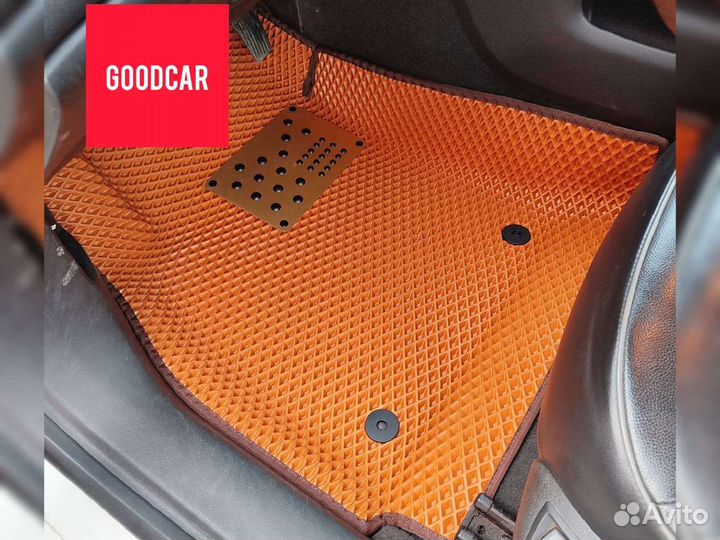 Коврики eva ева эва 3d kia rio, Hyundai Solaris