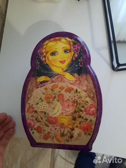 Матрешка шкатулка