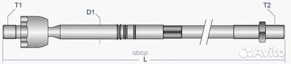 Тяга рулевая перед прав/лев opax1230 Moog
