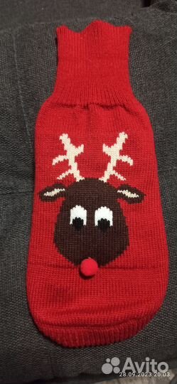 Новогодний свитер для маленьких собак