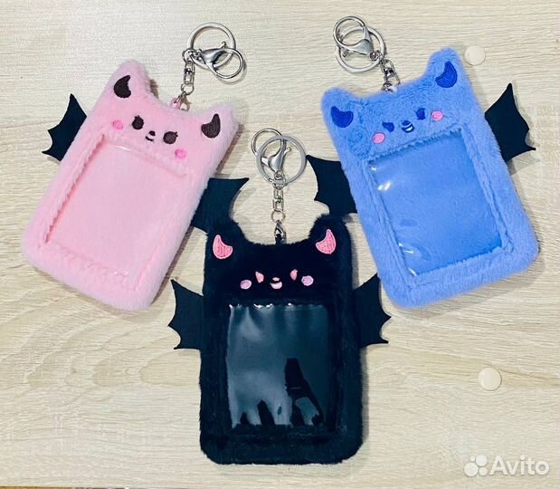 Fluffy bats cardholder Stray kids\Bts