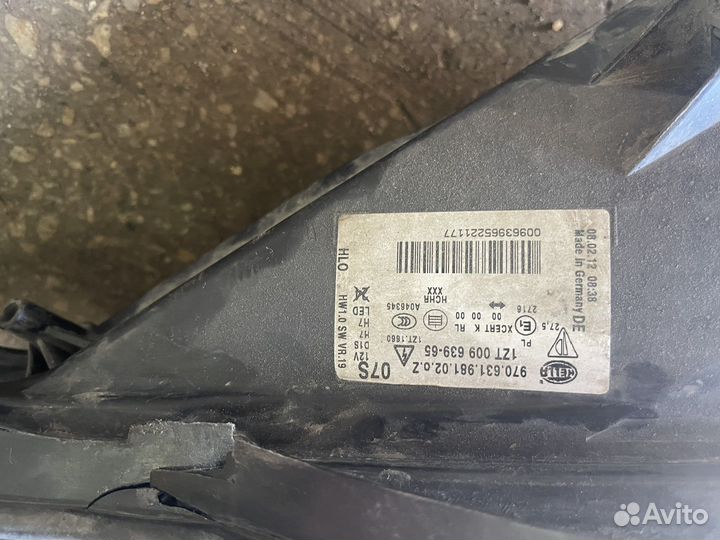 Фары porsche panamera прав лев