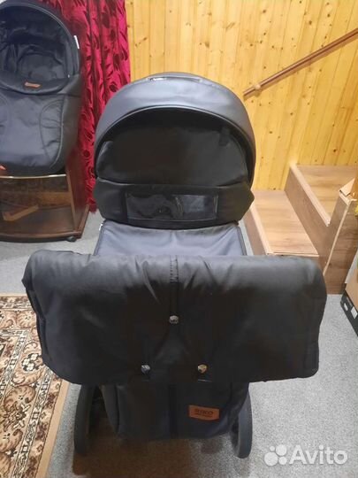 Коляска 2 в 1 Riko Basic Ozon эко кожа