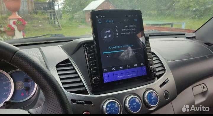 Mitsubishi l200 магнитола Tesla Android новая