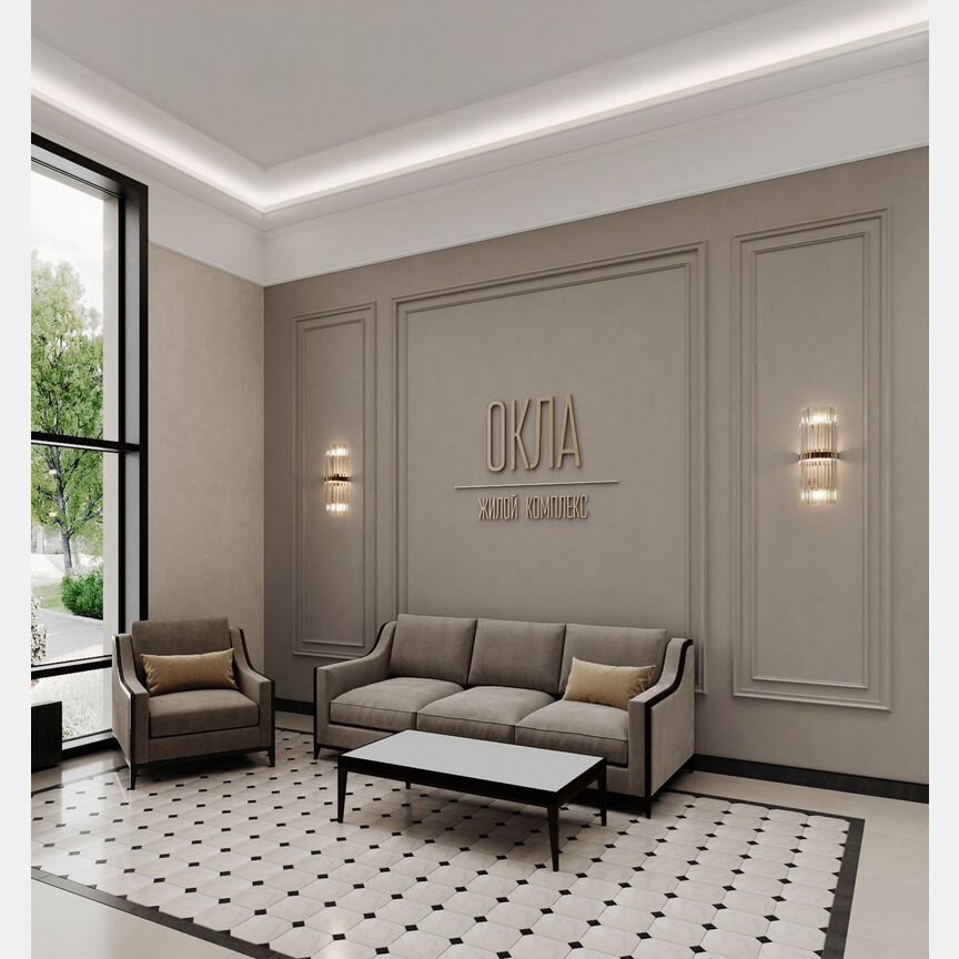 1-к. квартира, 45,8 м², 12/25 эт.