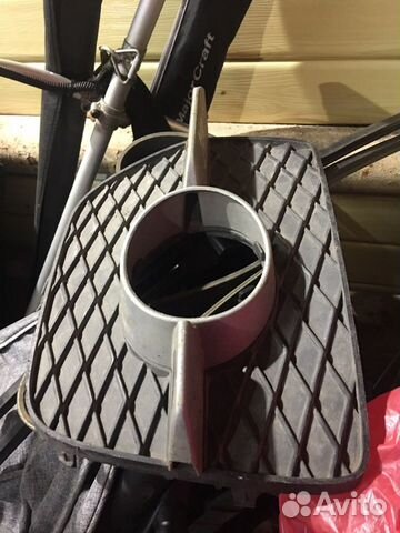 Решетка в бампер левая птф bmw e71