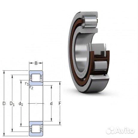 306 NUP ECP Подшипник