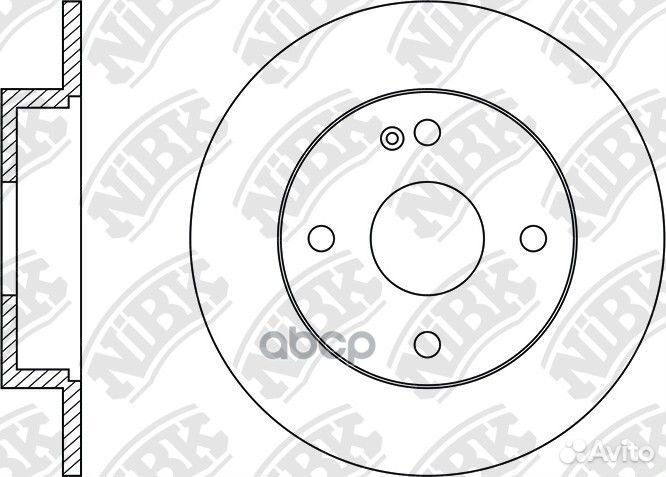 Диск тормозной hyundai solaris 10/KIA RIO III
