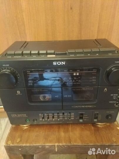 Двухкассетная магнитола Sony