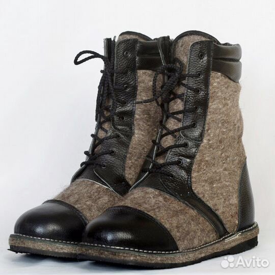 Ботинки войлочные Север. нат. мех 60С валенки унты