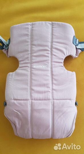 BabyBjorn Эрго-рюкзак Mini Cotton, цвет: пыльно-ро