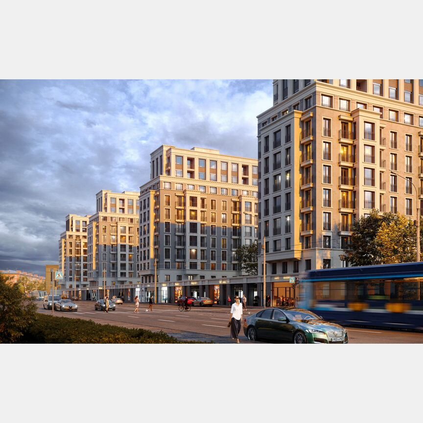 2-к. квартира, 66,6 м², 2/11 эт.
