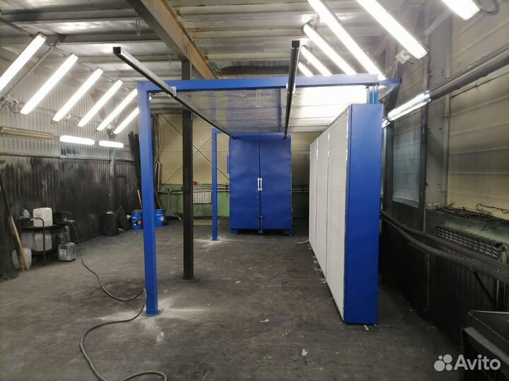 Производсвто линий порошковой покраски, печей