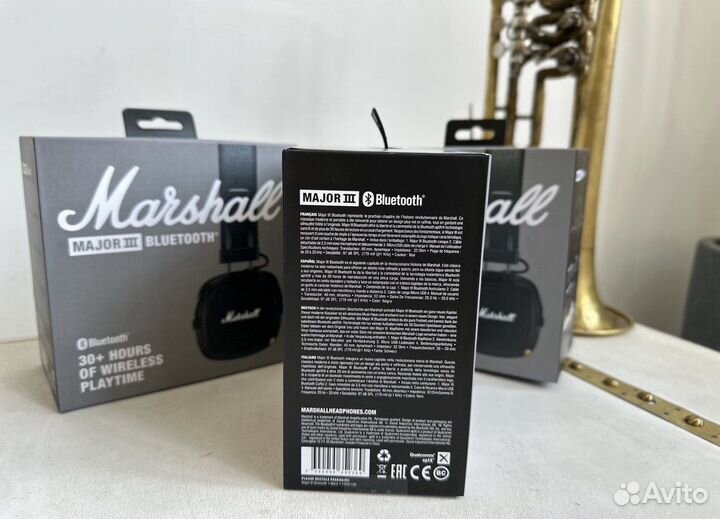 Наушники marshall major 3 bluetooth