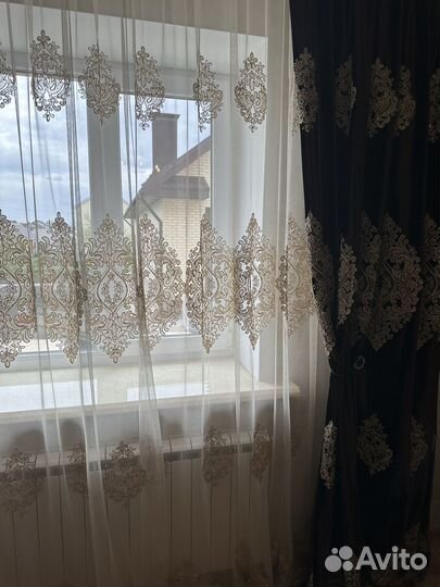 Шторы и тюль бу