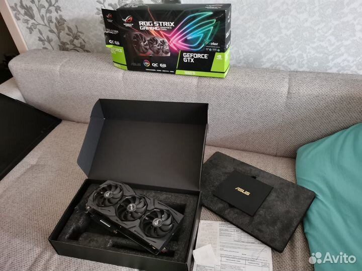 Видеокарта PCI-E Asus GeForce GTX 1660 Ti strix OC