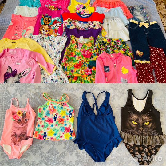 Вещи, купальники на девочку 2,3,4,5,6 лет