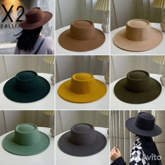 Фетровая шляпа (федора) гамма 2