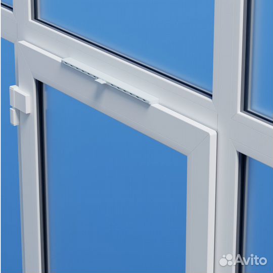 Клапан приточный, оконный (без фрезеровки)