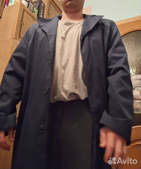 Тренч мужской длинный