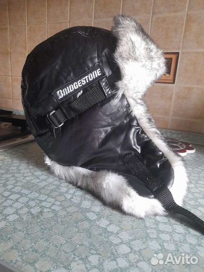 Шапка ушанка мужская, мех искуственный