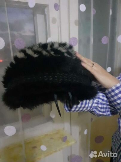 Берет шапка мех настоящий