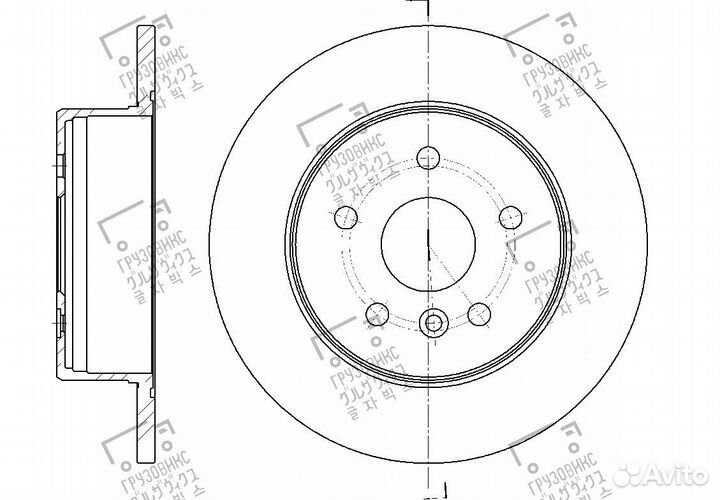 Диск тормозной, gbrake (Япония) GR-01411