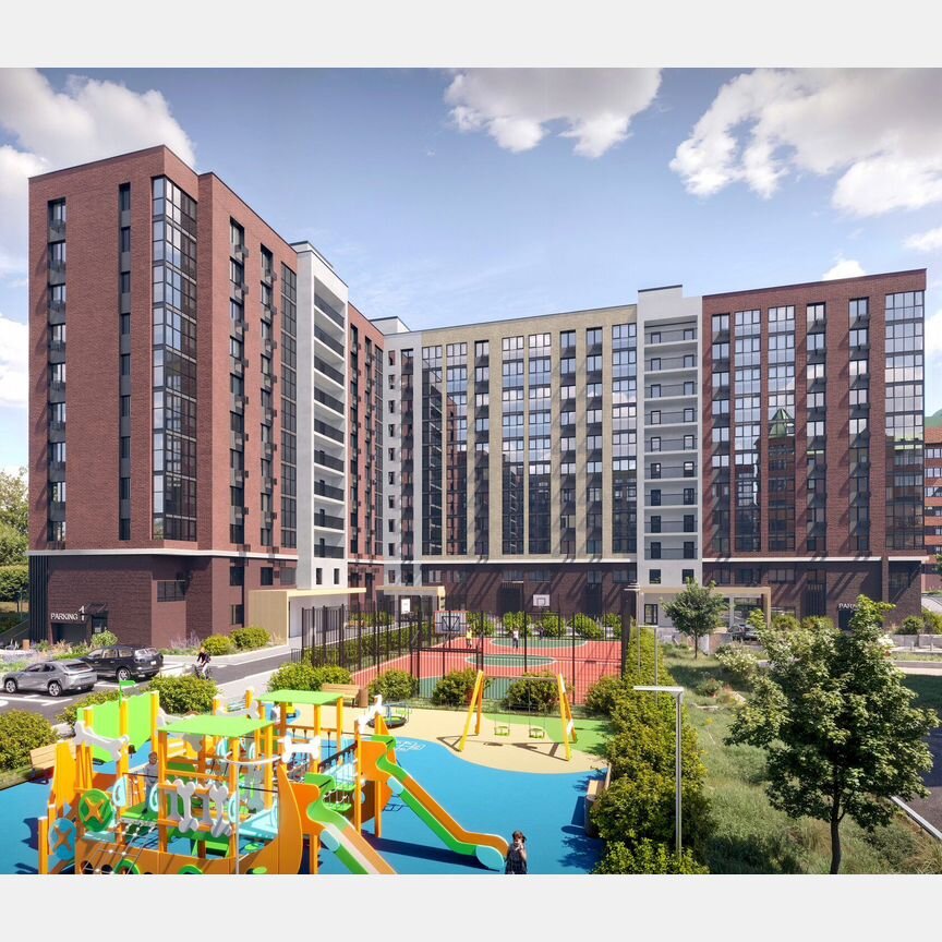 2-к. квартира, 52,4 м², 2/10 эт.